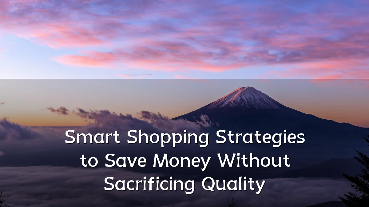 Smart Shopping Strategies to Save Money Without Sacrificing Quality
