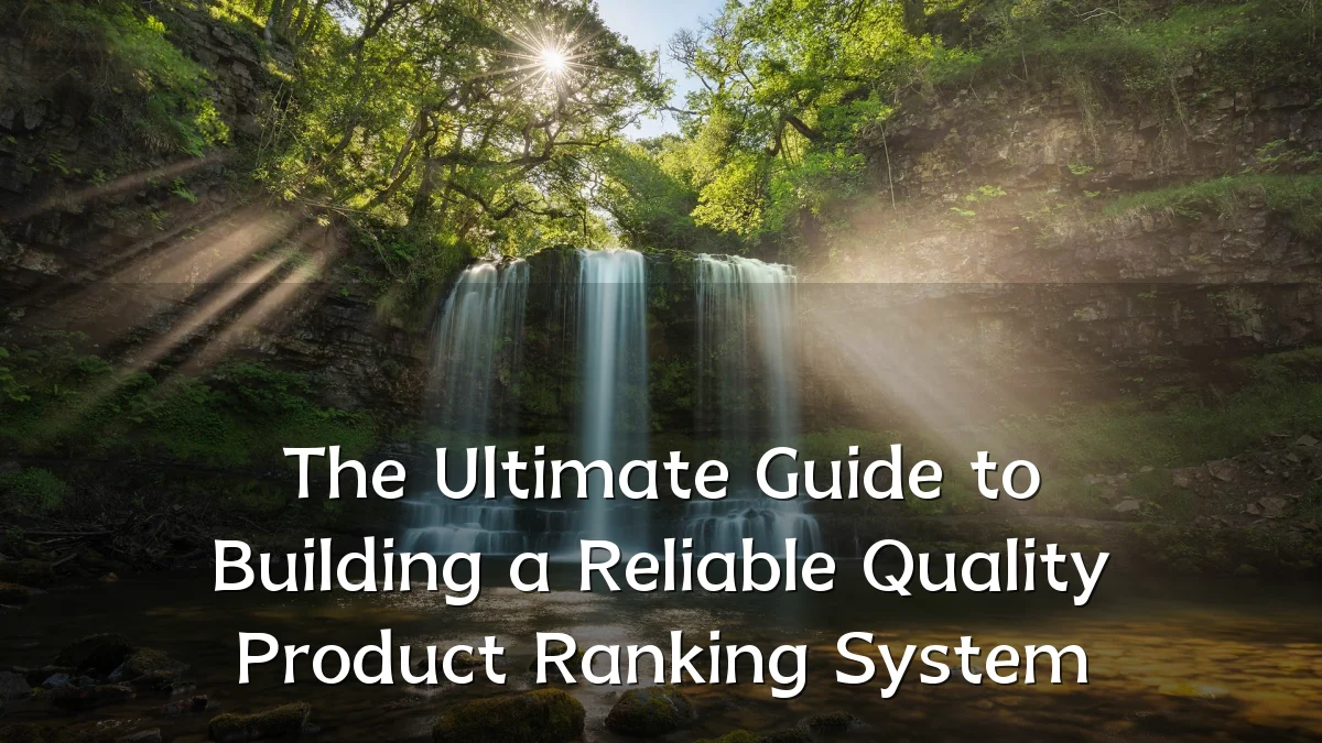 The Ultimate Guide to Building a Reliable Quality Product Ranking System