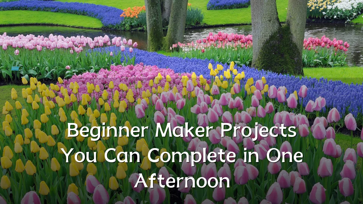 Beginner Maker Projects You Can Complete in One Afternoon