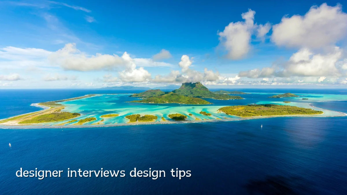 designer interviews design tips