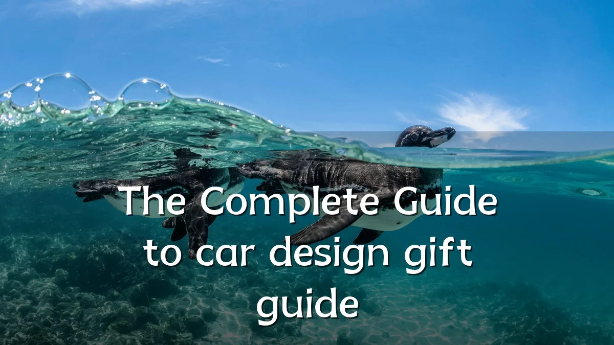 The Complete Guide to car design gift guide
