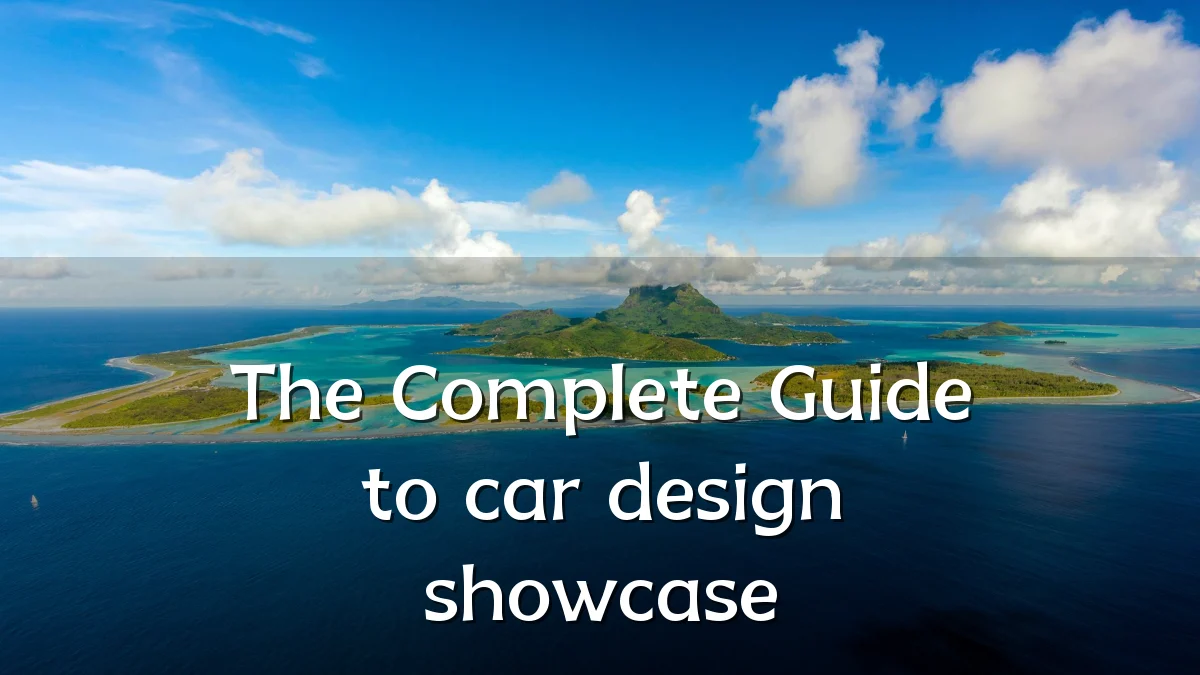 The Complete Guide to car design showcase