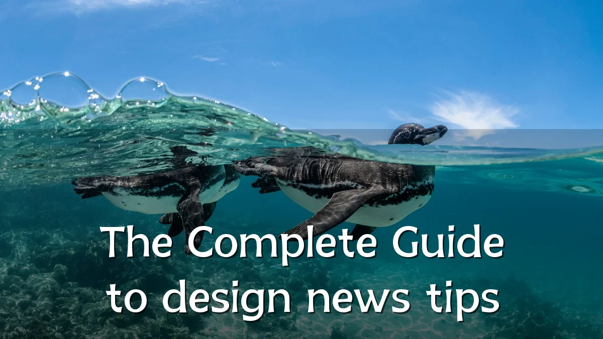 The Complete Guide to design news tips