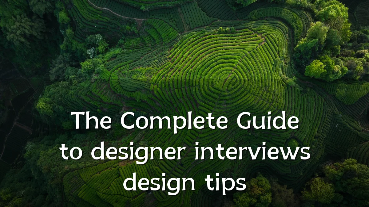 The Complete Guide to designer interviews design tips