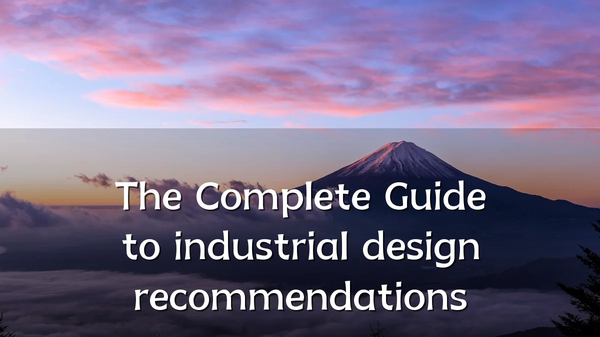 The Complete Guide to industrial design recommendations