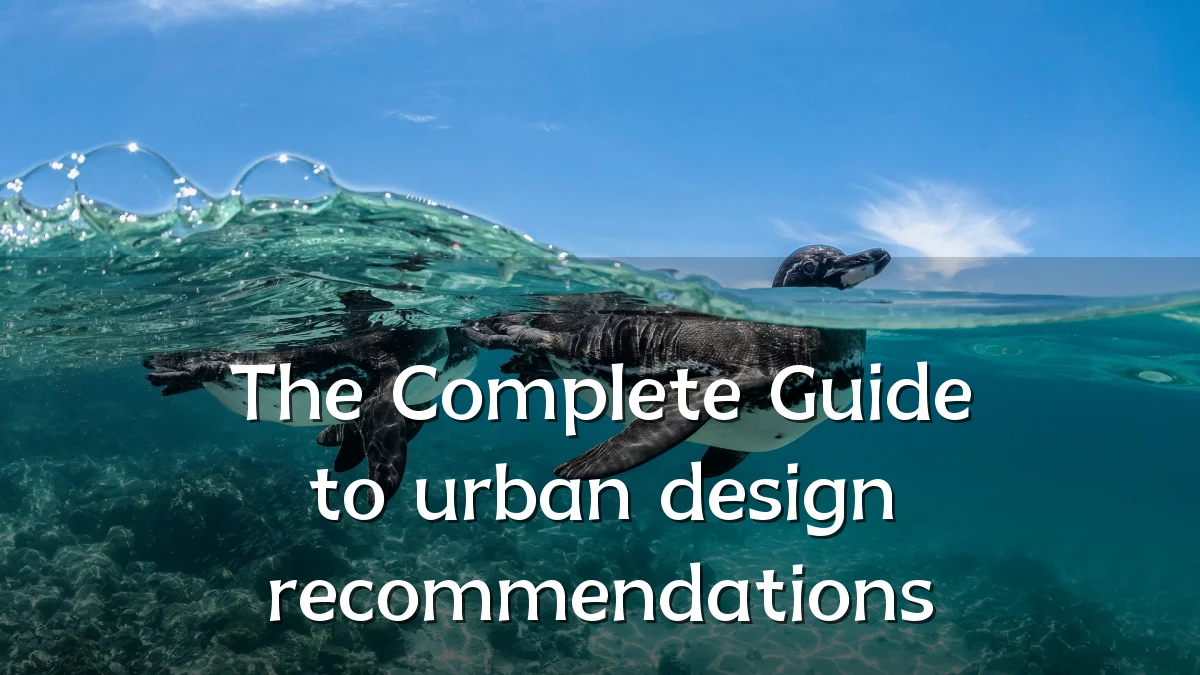 The Complete Guide to urban design recommendations