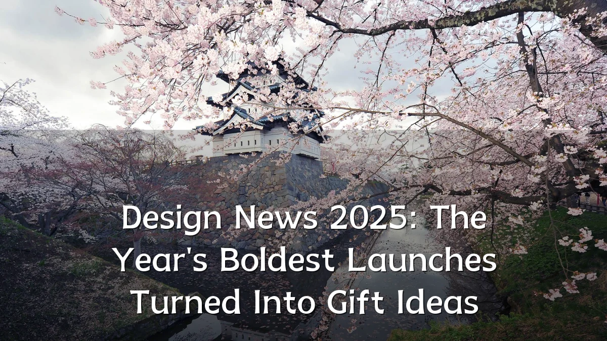 Design News 2025: The Year's Boldest Launches Turned Into Gift Ideas