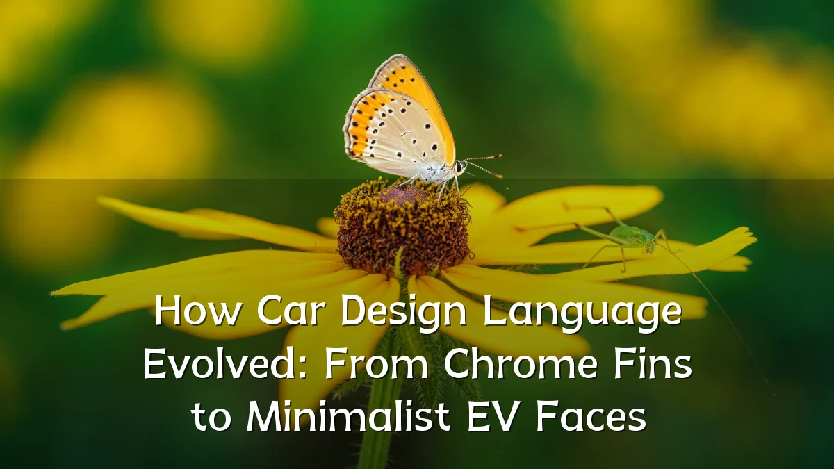 How Car Design Language Evolved: From Chrome Fins to Minimalist EV Faces