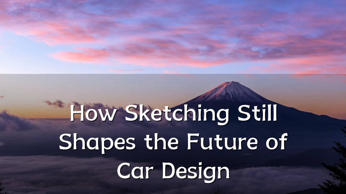 How Sketching Still Shapes the Future of Car Design