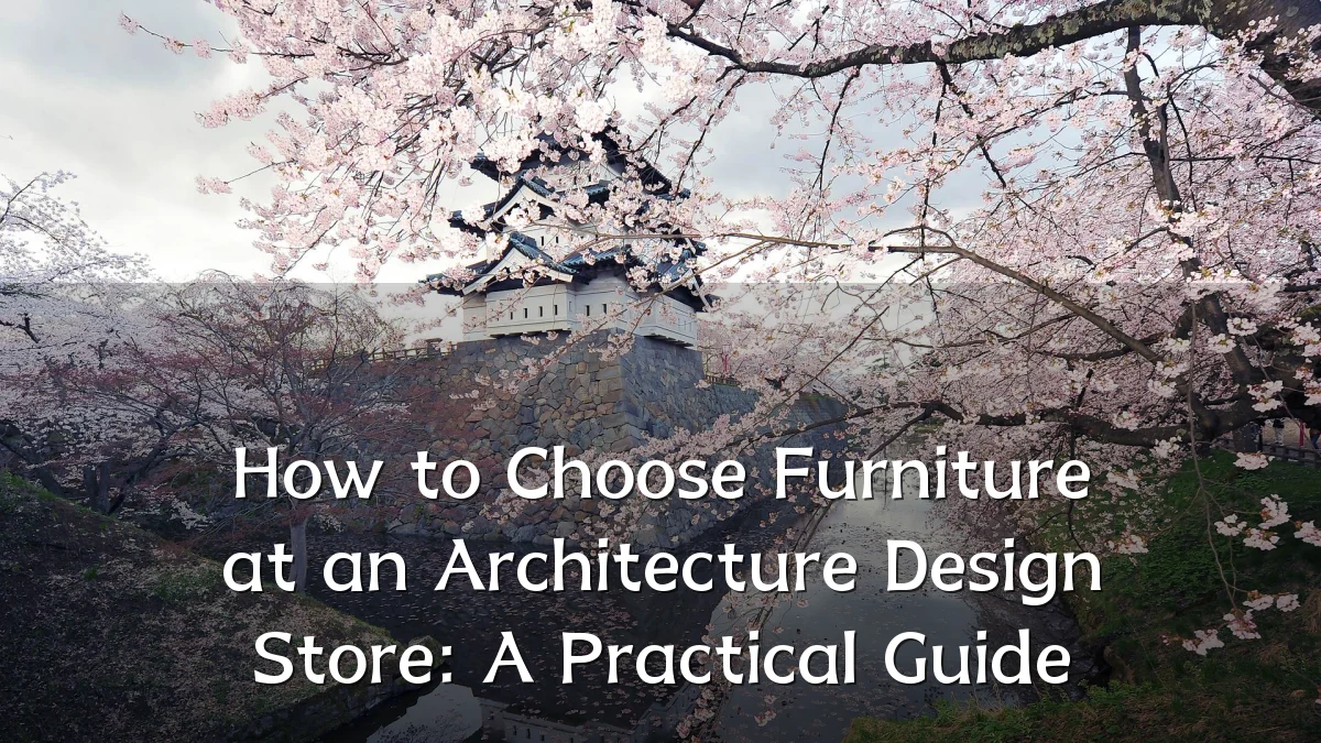 How to Choose Furniture at an Architecture Design Store: A Practical Guide