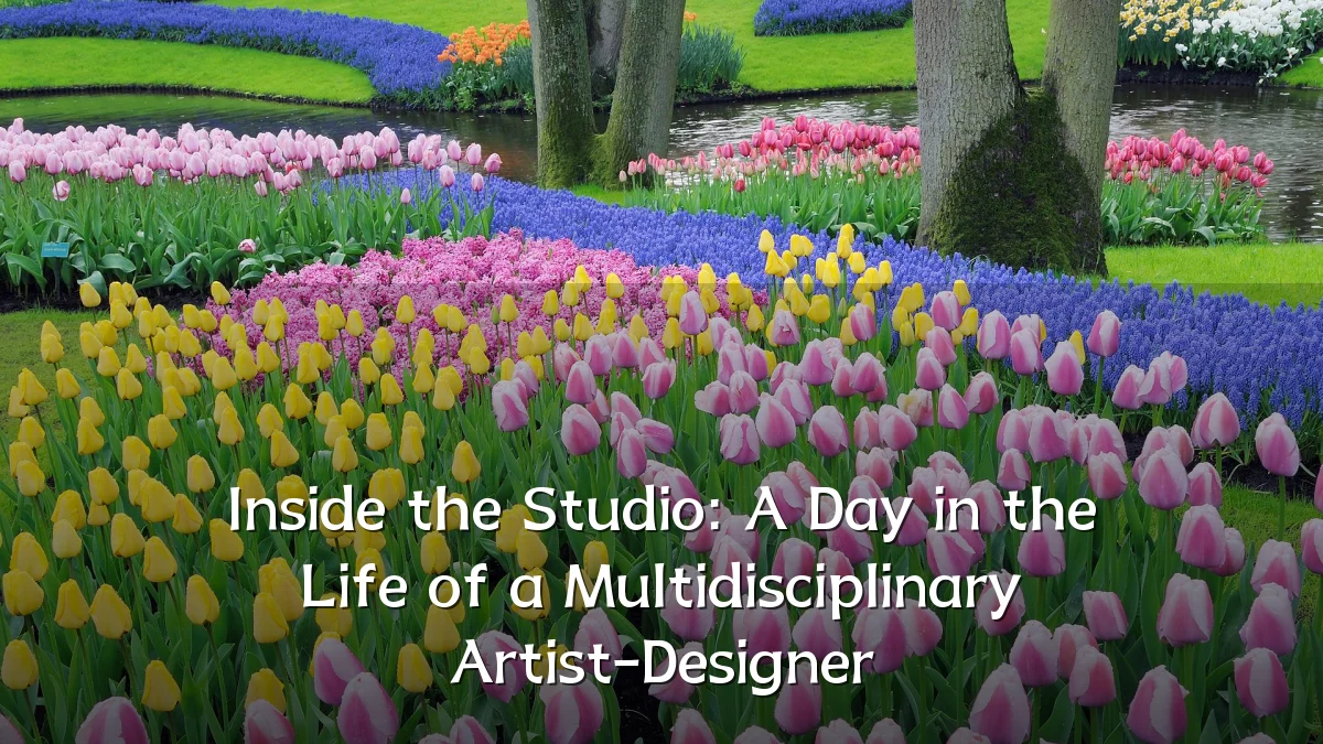 Inside the Studio: A Day in the Life of a Multidisciplinary Artist-Designer