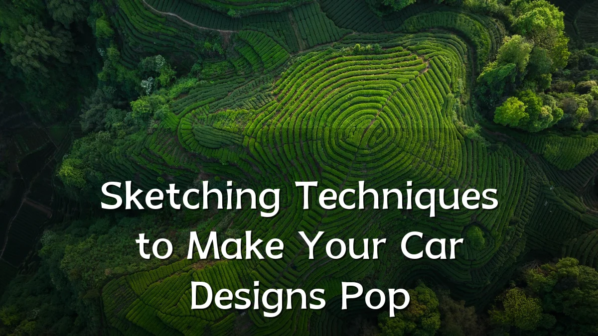 Sketching Techniques to Make Your Car Designs Pop