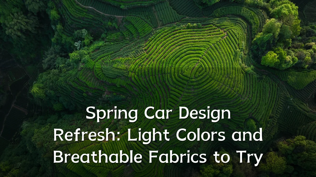 Spring Car Design Refresh: Light Colors and Breathable Fabrics to Try