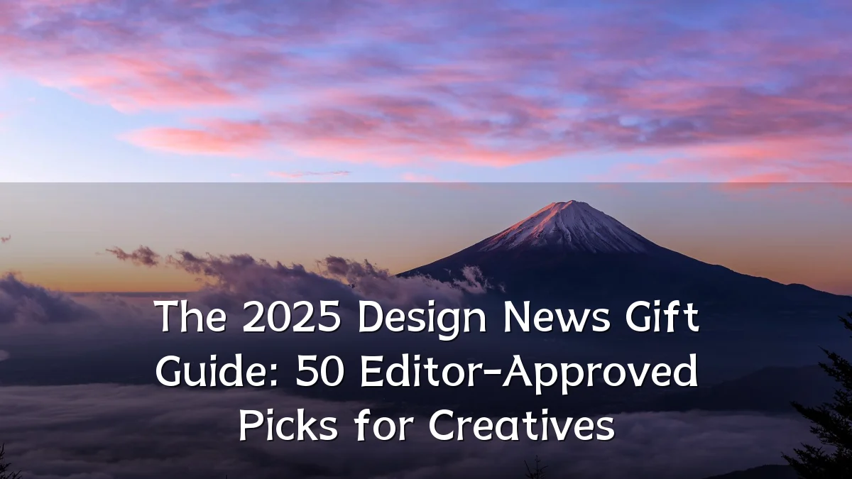 The 2025 Design News Gift Guide: 50 Editor-Approved Picks for Creatives