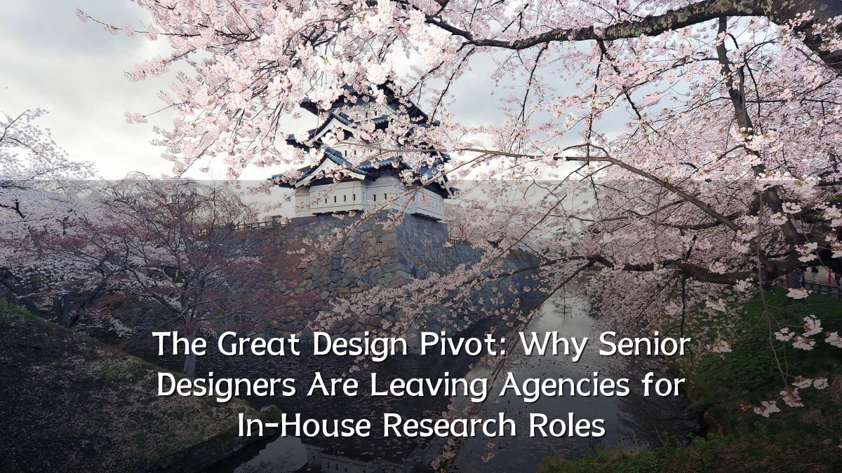 The Great Design Pivot: Why Senior Designers Are Leaving Agencies for In-House Research Roles