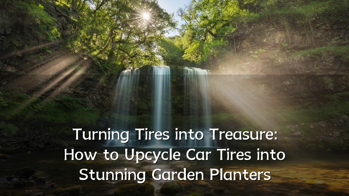 Turning Tires into Treasure: How to Upcycle Car Tires into Stunning Garden Planters