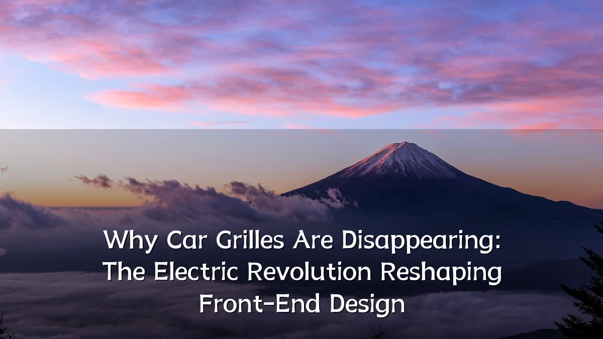 Why Car Grilles Are Disappearing: The Electric Revolution Reshaping Front-End Design