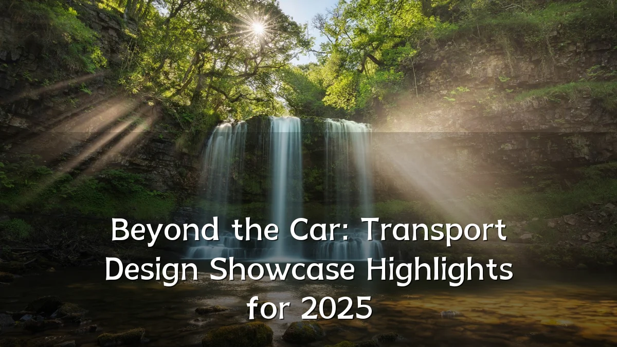 Beyond the Car: Transport Design Showcase Highlights for 2025