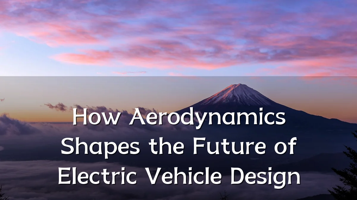 How Aerodynamics Shapes the Future of Electric Vehicle Design