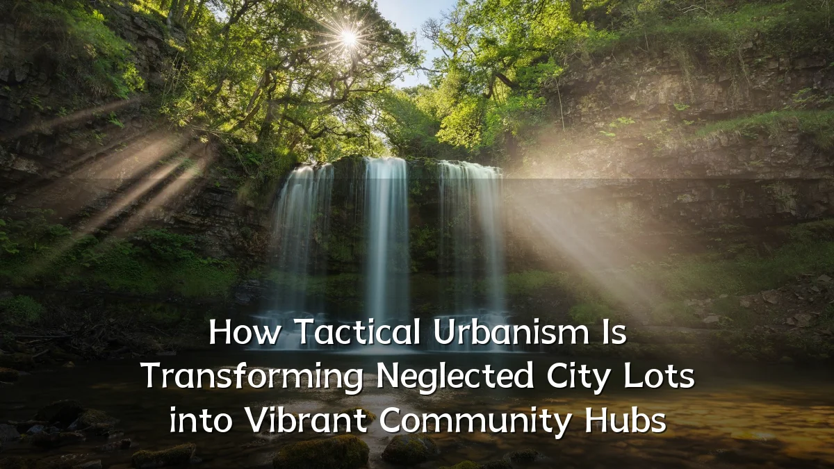 How Tactical Urbanism Is Transforming Neglected City Lots into Vibrant Community Hubs
