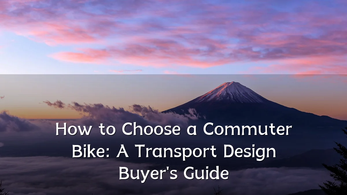 How to Choose a Commuter Bike: A Transport Design Buyer's Guide