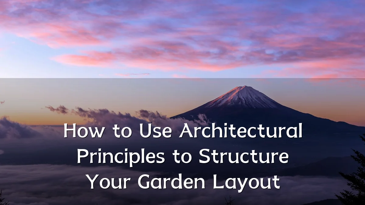 How to Use Architectural Principles to Structure Your Garden Layout