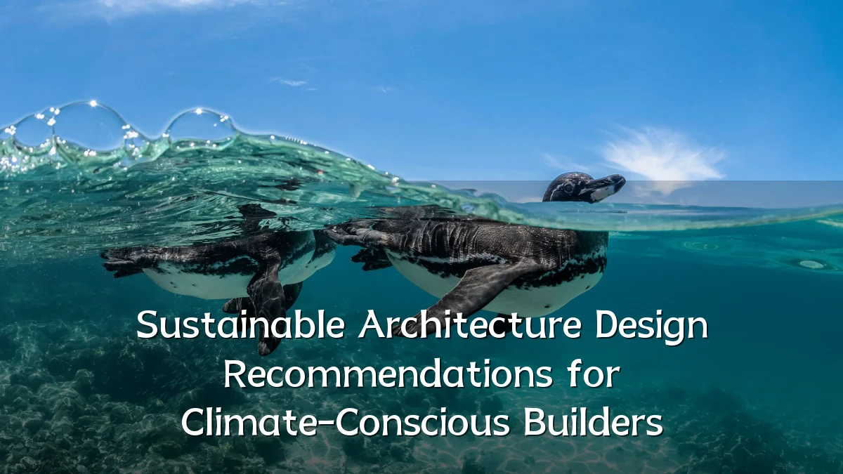 Sustainable Architecture Design Recommendations for Climate-Conscious Builders