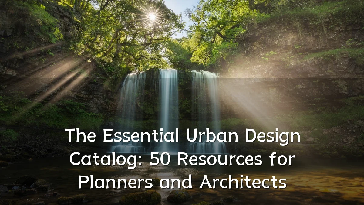 The Essential Urban Design Catalog: 50 Resources for Planners and Architects
