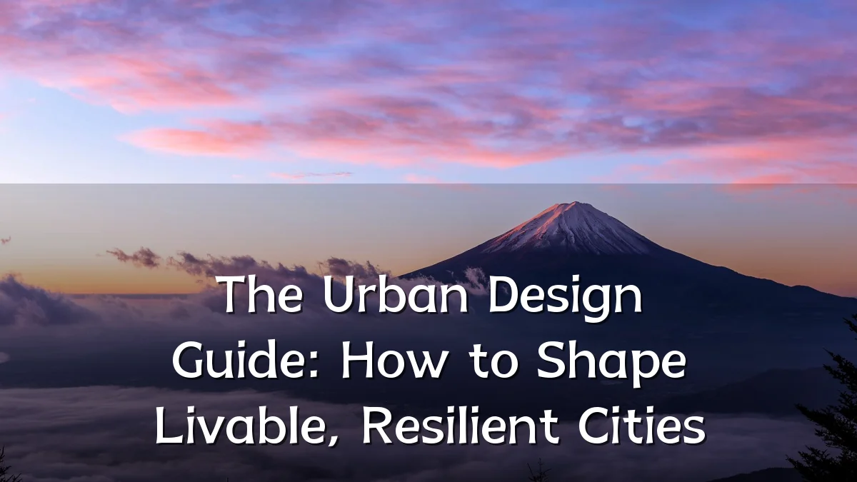 The Urban Design Guide: How to Shape Livable, Resilient Cities