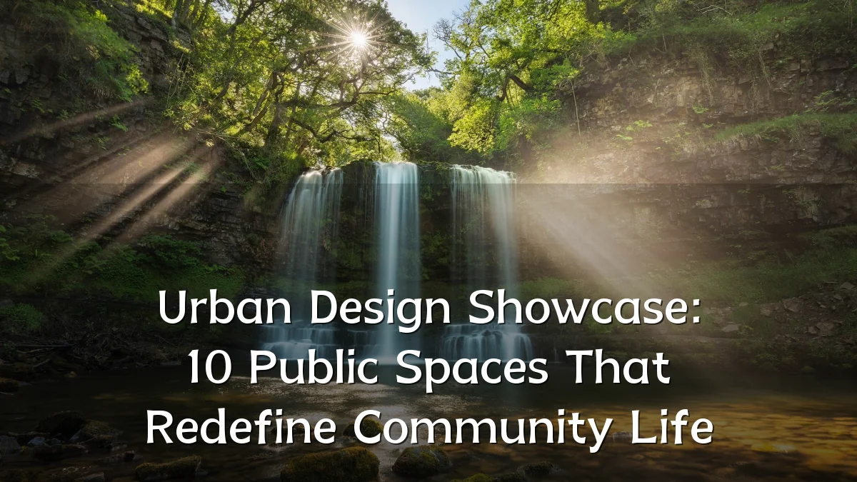 Urban Design Showcase: 10 Public Spaces That Redefine Community Life